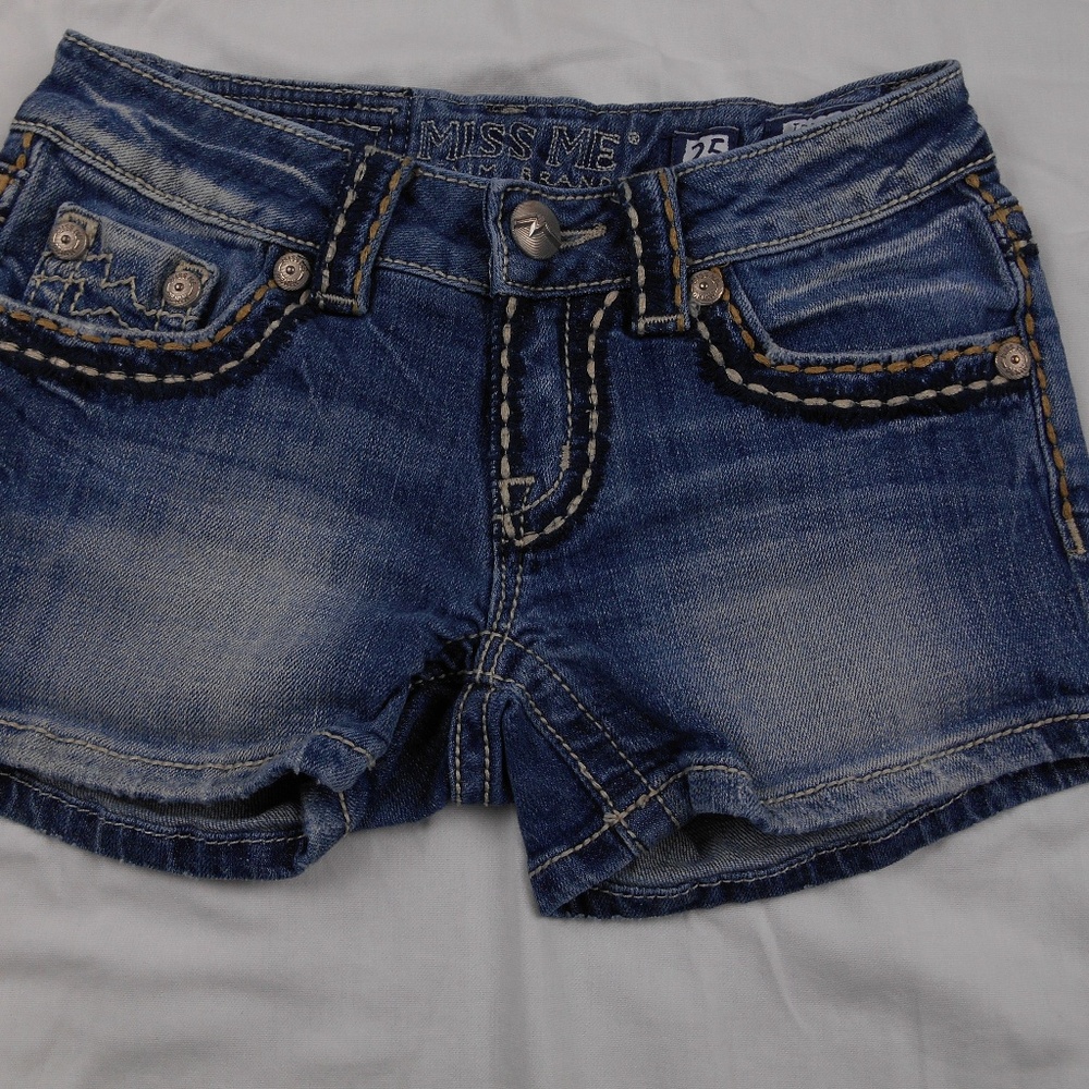 Miss Me Irene Jean Shorts